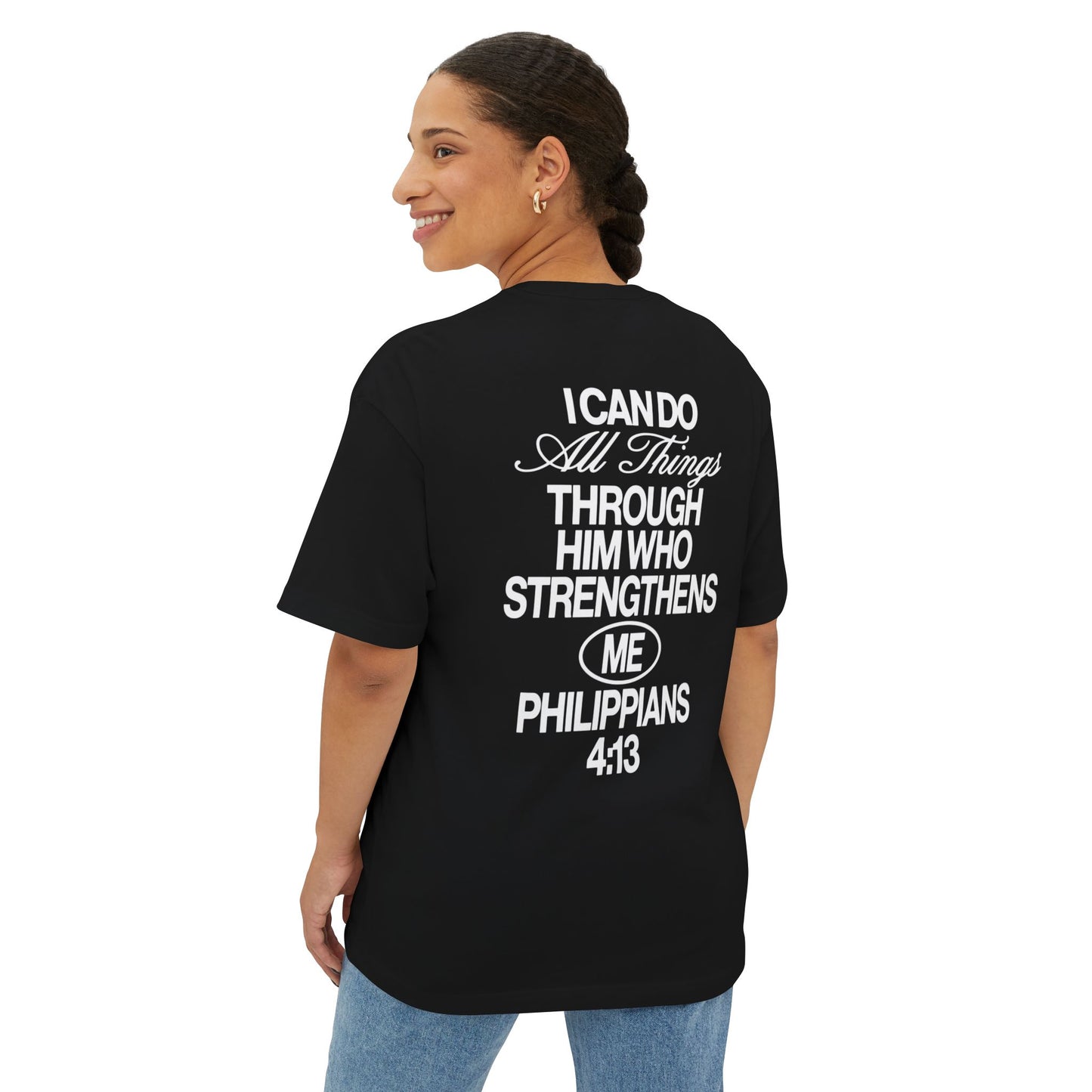 Prosperita Statement Tee – Black Core Drop